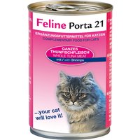 Feline Porta 21 comida para gatos 6 x 400 g - Atún con gambas
Feline Porta 21 comida para gatos 6 x 400 g - Atún con gambas