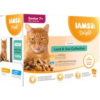 IAMS Delights 96 x 85 g - Megapack Ahorro - Senior - Mezcla de la tierra y el mar en salsa
IAMS Delights 96 x 85 g - Megapack Ahorro - Senior - Mezcla de la tierra y el mar en salsa