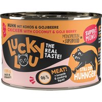 Lucky Lou SuperMono² 6 x 200 g comida húmeda para gatos - Pollo
Lucky Lou SuperMono² 6 x 200 g comida húmeda para gatos - Pollo