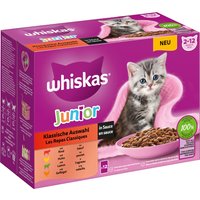Whiskas Junior 12 x 85/100 g en bolsitas - Selección clásica en salsa -12 x 85 g
Whiskas Junior 12 x 85/100 g en bolsitas - Selección clásica en salsa -12 x 85 g
