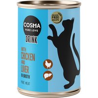 Cosma Drink bebida para gatos 6 x 100 g - Pollo e hídado de pollo
Cosma Drink bebida para gatos 6 x 100 g - Pollo e hídado de pollo