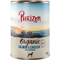 Purizon Organic 6 x 400 g comida ecológica para perros - Salmón y pollo con espinacas
Purizon Organic 6 x 400 g comida ecológica para perros - Salmón y pollo con espinacas
