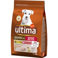 Ultima Mini Senior Pollo - Pack % - 2 x 3 kg
Ultima Mini Senior Pollo - Pack % - 2 x 3 kg