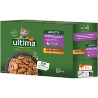 Ultima Cat Fit & Delicious 48 x 85 g comida húmeda para gatos - Pollo y vacuno
Ultima Cat Fit & Delicious 48 x 85 g comida húmeda para gatos - Pollo y vacuno