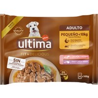 Ultima Fit & Delicious para perros adultos mini 44 x 100 g - Salmón y pavo
Ultima Fit & Delicious para perros adultos mini 44 x 100 g - Salmón y pavo
