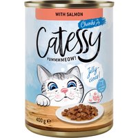 Catessy Bocaditos 12 x 400 g en latas - Salmón en gelatina
Catessy Bocaditos 12 x 400 g en latas - Salmón en gelatina