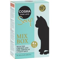 Cosma Soup sopa para gatos en pack mixto - 4 x 40 g (Mix 1) 
Cosma Soup sopa para gatos en pack mixto - 4 x 40 g (Mix 1)