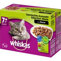 Whiskas Senior en bolsitas 144 x 100 g - Megapack Ahorro - Senior 7+ Selección mixta en salsa
Whiskas Senior en bolsitas 144 x 100 g - Megapack Ahorro - Senior 7+ Selección mixta en salsa