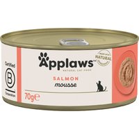 Applaws Mousse 6 x 70 g latas para gatos - Salmón
Applaws Mousse 6 x 70 g latas para gatos - Salmón