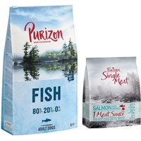 Purizon 12 kg pienso para perros + 1,8 kg Single Meat ¡gratis! - Adult Pescado 
Purizon 12 kg pienso para perros + 1,8 kg Single Meat ¡gratis! - Adult Pescado