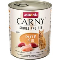 Animonda Carny Single Protein Adult 6 x 800 g para gatos - Pavo puro
Animonda Carny Single Protein Adult 6 x 800 g para gatos - Pavo puro