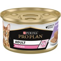 PURINA PRO PLAN Cat Delicate 24 x 85 g en latas - Pavo
PURINA PRO PLAN Cat Delicate 24 x 85 g en latas - Pavo