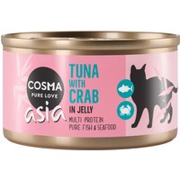 Cosma Asia atún con cangrejo en gelatina para gatos - 24 x 85 g
Cosma Asia atún con cangrejo en gelatina para gatos - 24 x 85 g