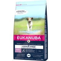 Eukanuba Grain Free Puppy razas pequeñas y medianas con salmón - 3 kg
Eukanuba Grain Free Puppy razas pequeñas y medianas con salmón - 3 kg