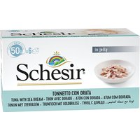 Schesir Small en latas 6 x 50 g - Atún con dorada en gelatina
Schesir Small en latas 6 x 50 g - Atún con dorada en gelatina