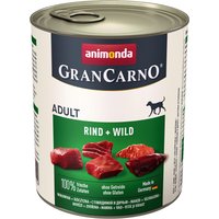 Animonda GranCarno Original Adult 12 x 800 g - Pack Ahorro - Vacuno y venado
Animonda GranCarno Original Adult 12 x 800 g - Pack Ahorro - Vacuno y venado
