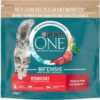 Purina ONE Sterilcat Gatos esterilizados buey - 1,4 kg 
Purina ONE Sterilcat Gatos esterilizados buey - 1,4 kg