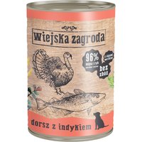 Wiejska Zagroda 12 x 400 g comida húmeda para perros - Bacalao con pavo
Wiejska Zagroda 12 x 400 g comida húmeda para perros - Bacalao con pavo