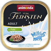 Animonda Vom Feinsten Adult Milkies en salsa 64 x 100 g - Pavo en salsa de yogur
Animonda Vom Feinsten Adult Milkies en salsa 64 x 100 g - Pavo en salsa de yogur