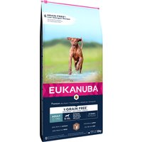 Eukanuba Grain Free Adult Large con caza pienso para perros - 12 kg
Eukanuba Grain Free Adult Large con caza pienso para perros - 12 kg