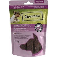 Chewies Mini tiras de carne para perros - Canguro 70 g
Chewies Mini tiras de carne para perros - Canguro 70 g