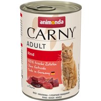 Animonda Carny Adult 6 x 400 g - Carne pura de vacuno
Animonda Carny Adult 6 x 400 g - Carne pura de vacuno