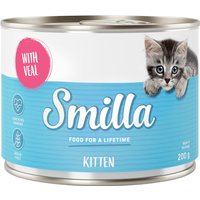 Pack ahorro Smilla Kitten 24 x 200 g - Ave y ternera
Pack ahorro Smilla Kitten 24 x 200 g - Ave y ternera
