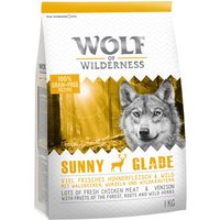 PROMO: 1 kg Wolf of Wilderness pienso para perros ¡a precio especial! - Sunny Glade con venado
PROMO: 1 kg Wolf of Wilderness pienso para perros ¡a precio especial! - Sunny Glade con venado