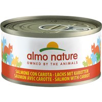 Almo Nature comida húmeda para gatos 12 x 70 g - Pack Ahorro - Salmón y zanahorias en gelatina
Almo Nature comida húmeda para gatos 12 x 70 g - Pack Ahorro - Salmón y zanahorias en gelatina