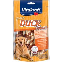 Snacks Vitakraft pure DUCK Bonas huesos para perros - 80 g
Snacks Vitakraft pure DUCK Bonas huesos para perros - 80 g