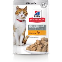 Hill's Science Plan Adult Sterilised comida húmeda para gatos - 24 x 85 g Pollo 
Hill's Science Plan Adult Sterilised comida húmeda para gatos - 24 x 85 g Pollo