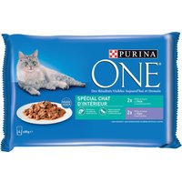 Purina ONE Indoor Formula para gatos de interior - 24 x 85 g - Con atún y carne de ternera
Purina ONE Indoor Formula para gatos de interior - 24 x 85 g - Con atún y carne de ternera
