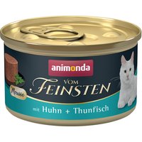 Animonda Vom Feinsten Adulto comida húmeda para gatos 12 x 85 g - Pollo + Atún
Animonda Vom Feinsten Adulto comida húmeda para gatos 12 x 85 g - Pollo + Atún
