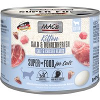 MAC's 6 x 200 g en latas para gatos - Kitten (ternera y corazones de pollo)
MAC's 6 x 200 g en latas para gatos - Kitten (ternera y corazones de pollo)
