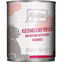 MjAMjAM comida húmeda para gatos 6 x 800 g - Venado y pavo con arándanos frescos
MjAMjAM comida húmeda para gatos 6 x 800 g - Venado y pavo con arándanos frescos