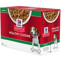 Hill’s Puppy Medium & Large Healthy Cuisine con pollo para perros - 24 x 90 g 
Hill’s Puppy Medium & Large Healthy Cuisine con pollo para perros - 24 x 90 g