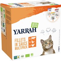 Yarrah Bio Filetes en salsa 8 x 85 g en bolsitas para gatos - Mix: pollo ecológico, pavo ecológico, vacuno ecológico
Yarrah Bio Filetes en salsa 8 x 85 g en bolsitas para gatos - Mix: pollo ecológico, pavo ecológico, vacuno ecológico