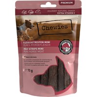 Chewies Mini tiras de carne para perros - Caballo 70 g
Chewies Mini tiras de carne para perros - Caballo 70 g