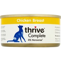 Thrive Complete comida húmeda para gatos 24 x 75 g - Pechuga de pollo
Thrive Complete comida húmeda para gatos 24 x 75 g - Pechuga de pollo