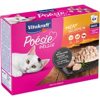 Vitakraft Poésie DéliSauce 6 x 85 g en bolsitas - Pack mixto - Pack mixto de carne
Vitakraft Poésie DéliSauce 6 x 85 g en bolsitas - Pack mixto - Pack mixto de carne