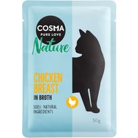 Cosma Nature 6 x 50 g en bolsitas - Pechuga de pollo
Cosma Nature 6 x 50 g en bolsitas - Pechuga de pollo