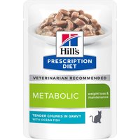 Hill's Metabolic Prescription Diet con pescado de mar sobres para gatos - 24 x 85 g
Hill's Metabolic Prescription Diet con pescado de mar sobres para gatos - 24 x 85 g