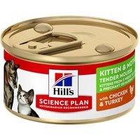Hill's Science Plan Kitten & Mother Mousse con pollo y pavo - 48 x 85 g
Hill's Science Plan Kitten & Mother Mousse con pollo y pavo - 48 x 85 g