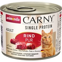 Animonda Carny Single Protein Adult 6 x 200 g para gatos - Vacuno puro
Animonda Carny Single Protein Adult 6 x 200 g para gatos - Vacuno puro