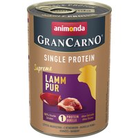 Animonda GranCarno Adult Single Protein Supreme 6 x 400 g - Cordero puro
Animonda GranCarno Adult Single Protein Supreme 6 x 400 g - Cordero puro