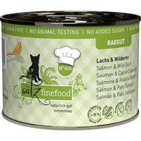 catz finefood Ragout 6 x 190 g - Nº 605 Salmón y pato salvaje
catz finefood Ragout 6 x 190 g - Nº 605 Salmón y pato salvaje