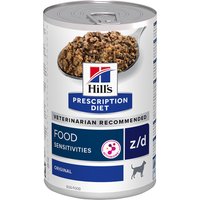 Hill's z/d Food Sensitivities Prescription Diet comida húmeda - Pack % - 24 x 370 g
Hill's z/d Food Sensitivities Prescription Diet comida húmeda - Pack % - 24 x 370 g