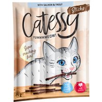 Catessy barritas 10 unidades para gatos - Salmón y trucha
Catessy barritas 10 unidades para gatos - Salmón y trucha
