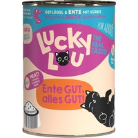 Lucky Lou Adult 24 x 400 g comida húmeda para gatos - Aves de corral y pato
Lucky Lou Adult 24 x 400 g comida húmeda para gatos - Aves de corral y pato