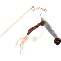 TIAKI Caña con peluche y pluma para gatos - 1 unidad
TIAKI Caña con peluche y pluma para gatos - 1 unidad